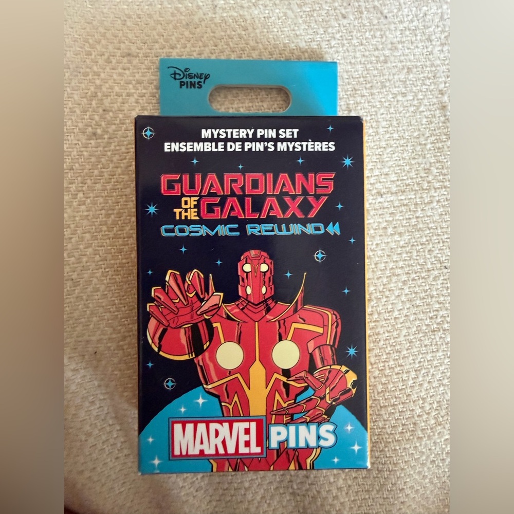 Disney Marvel Guardians Collectible Pin Box - Yellow and Black